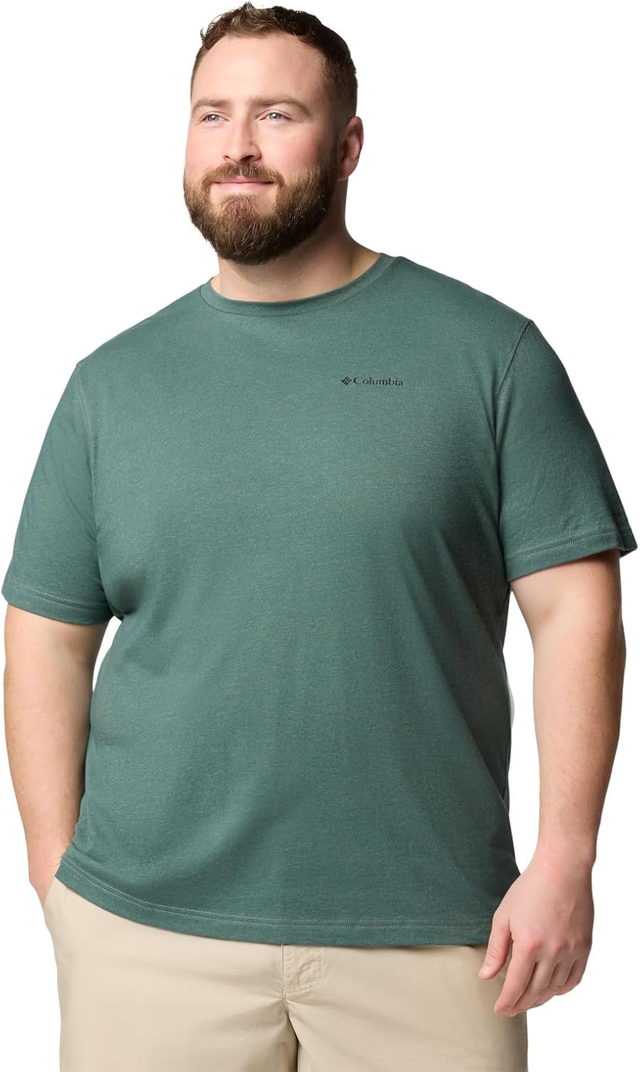 

Мужская футболка Columbia Thistletown Hills с коротким рукавом, Stone Green Heather, Зеленый, Мужская футболка Columbia Thistletown Hills с коротким рукавом, Stone Green Heather