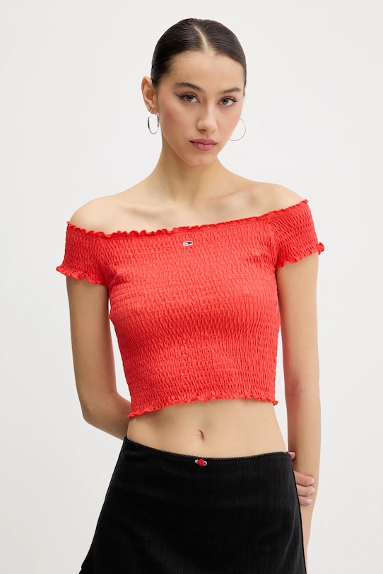 

Блузка Tommy Jeans, оранжевый