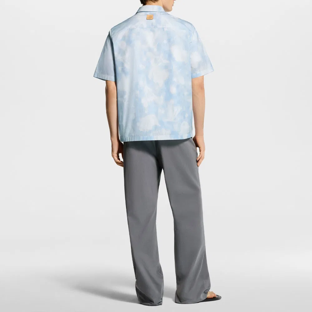 Рубашка мужская Blue Pointed Collar Moderate Other LOUIS VUITTON — фото 4