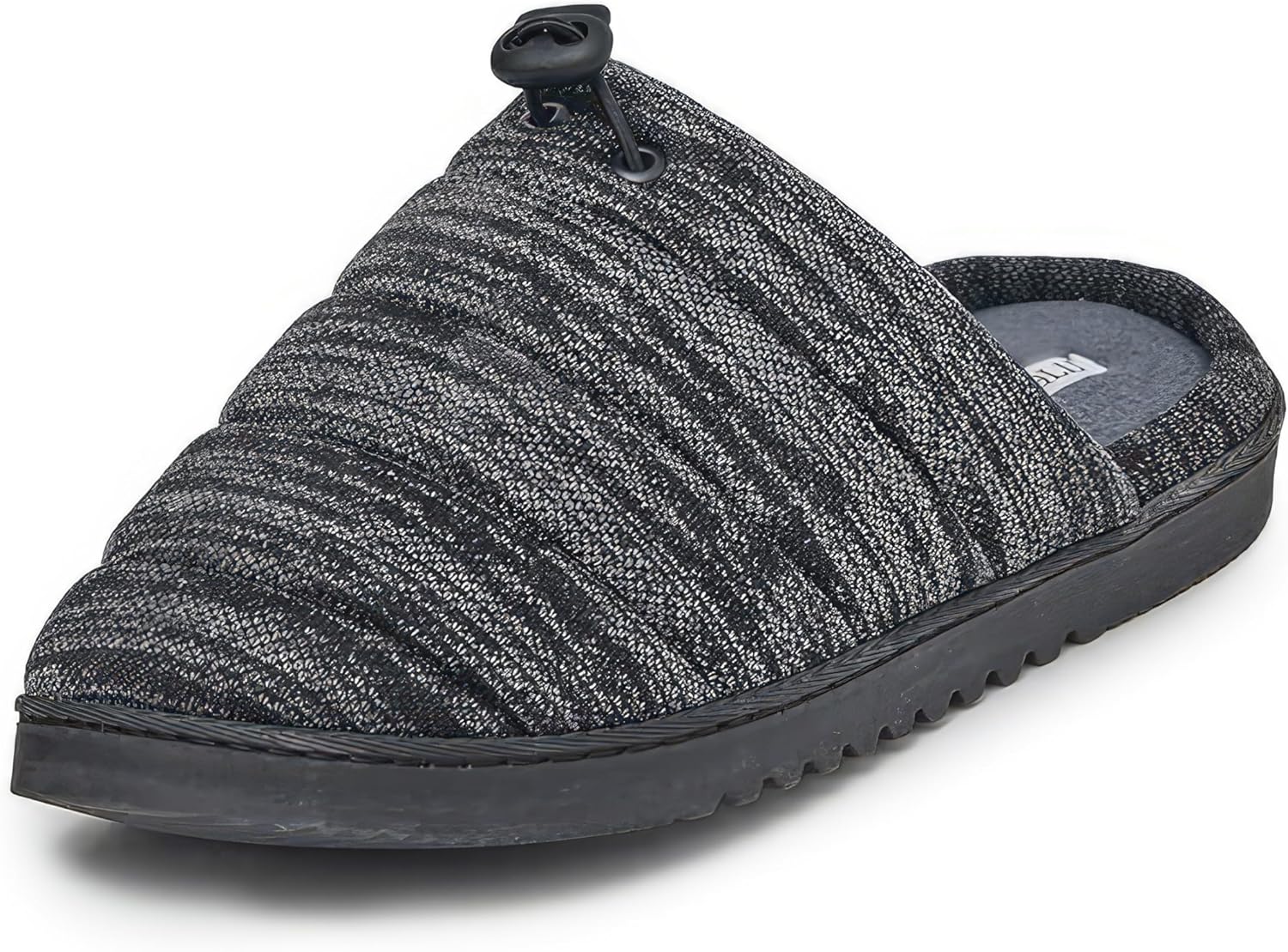 

Мужские тапочки BORN с регулируемой стеганой верхней частью, регулируемые мужские тапочки с протекторной подошвой, подарок для него, серый