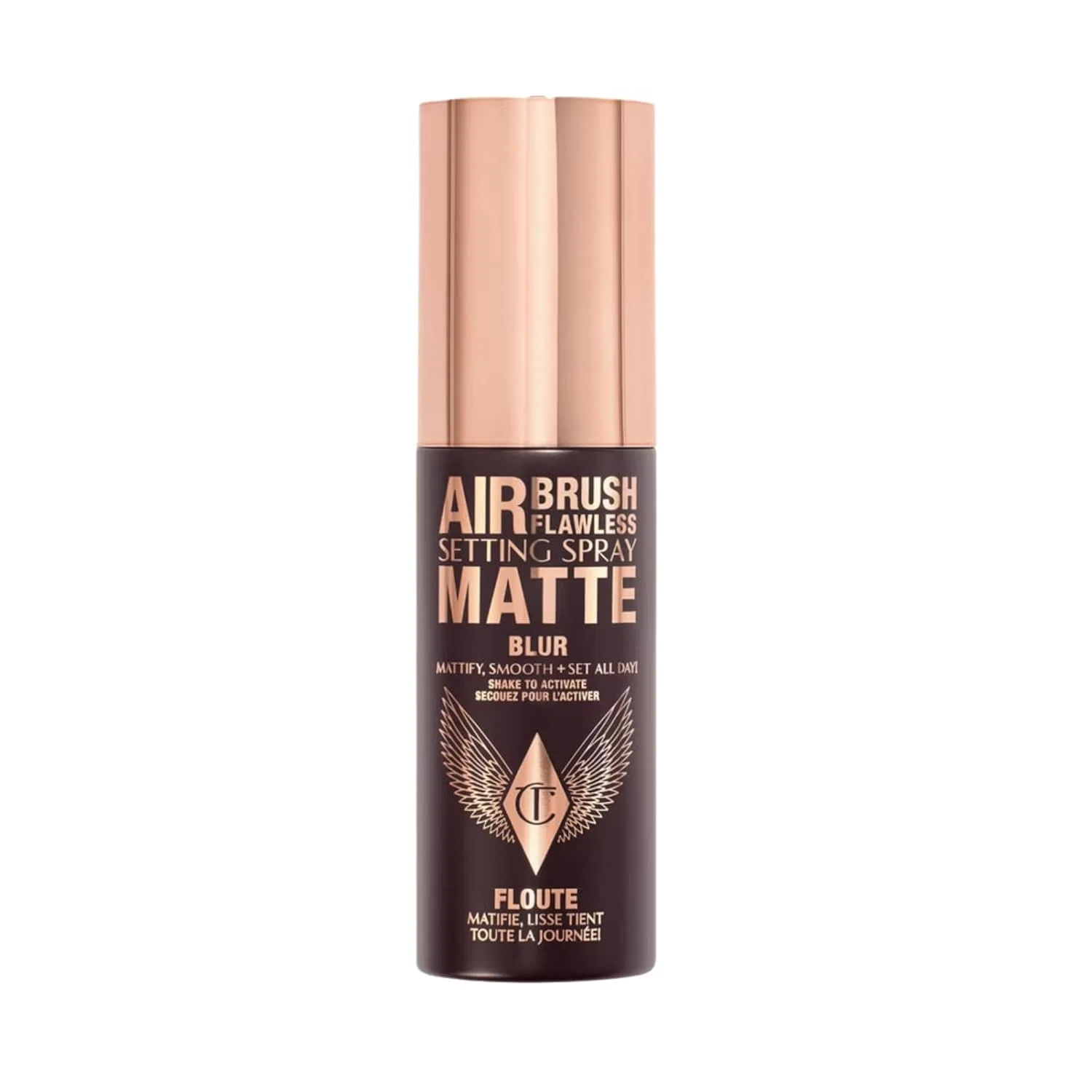 Матирующий фиксирующий спрей для макияжа «Airbrush Flawless Setting Spray Mat» от Charlotte Tilbury, дорожный размер Charlotte Tilbury