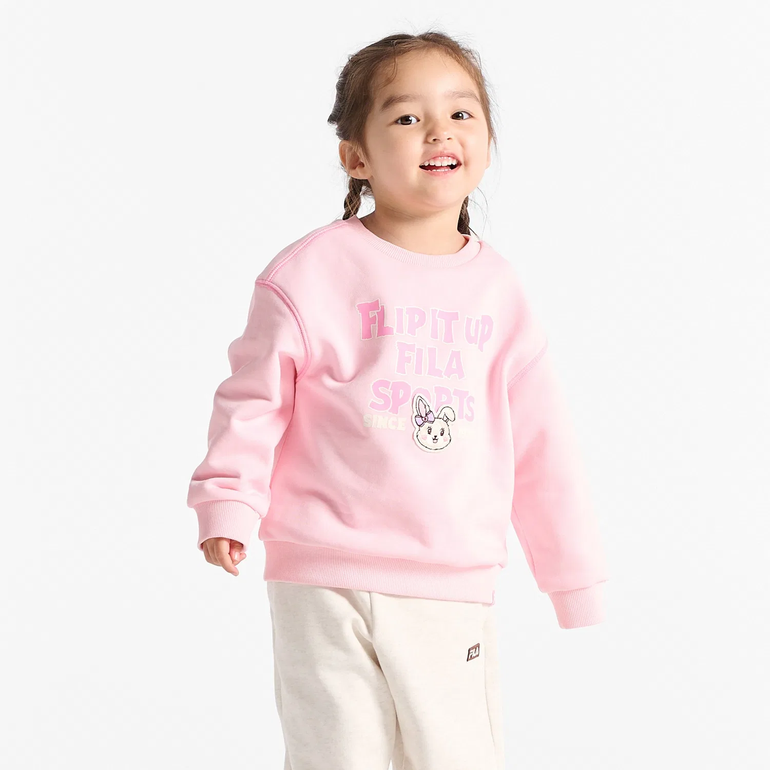 Детский свитшот с графическим принтом Buddy красный от Fila Kids