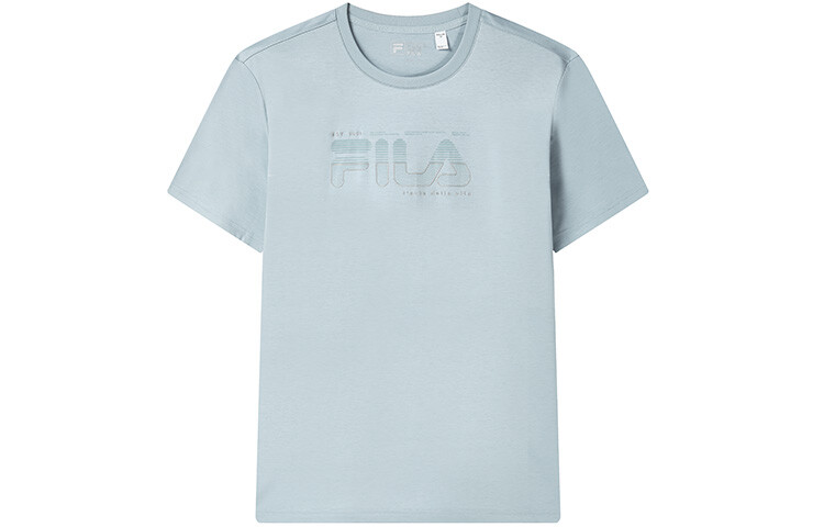 

Футболка мужская бледно-голубая Fila, голубой