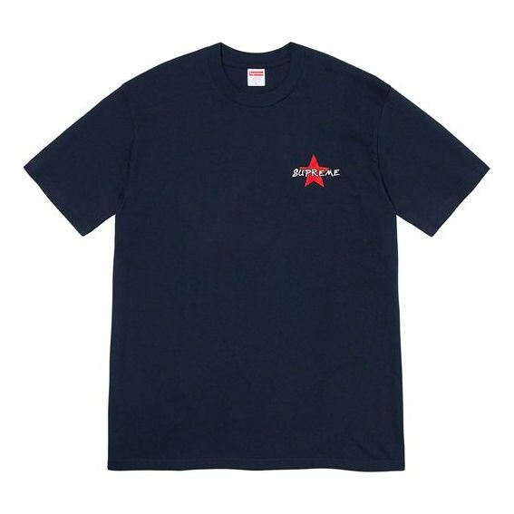 

Футболка fw19 week 17 money power respect tee Supreme, синий