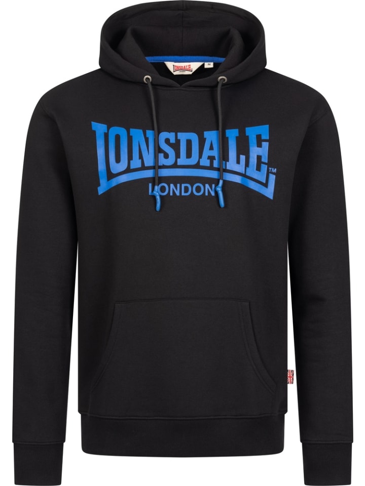 

Футболка Chatsworth Men's Hooded Sweatshirt Regular Fit черного цвета Lonsdale, Черный, Футболка Chatsworth Men's Hooded Sweatshirt Regular Fit черного цвета Lonsdale