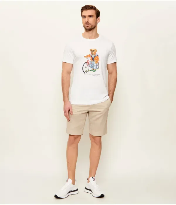 Футболка custom slim fit Polo Ralph Lauren, белый — фото 2