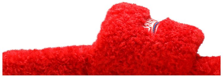 Шлепанцы Balenciaga Wmns Furry Slides 'Red', красный — фото 2
