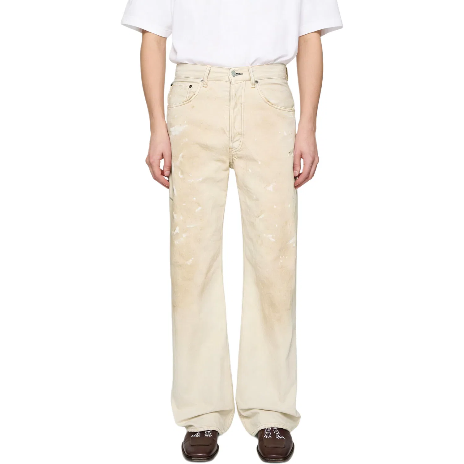 Джинсы Regular Fit, 2021 Acne Studios, Light Umber — фото 4