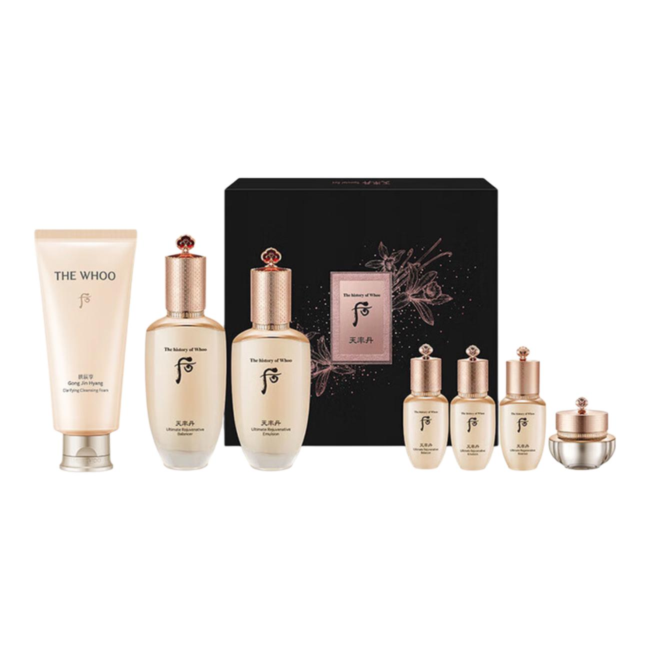 

Набор для ухода за кожей Plump And Full успокаивающий стабилизирующий комплект из семи предметов The History Of Whoo