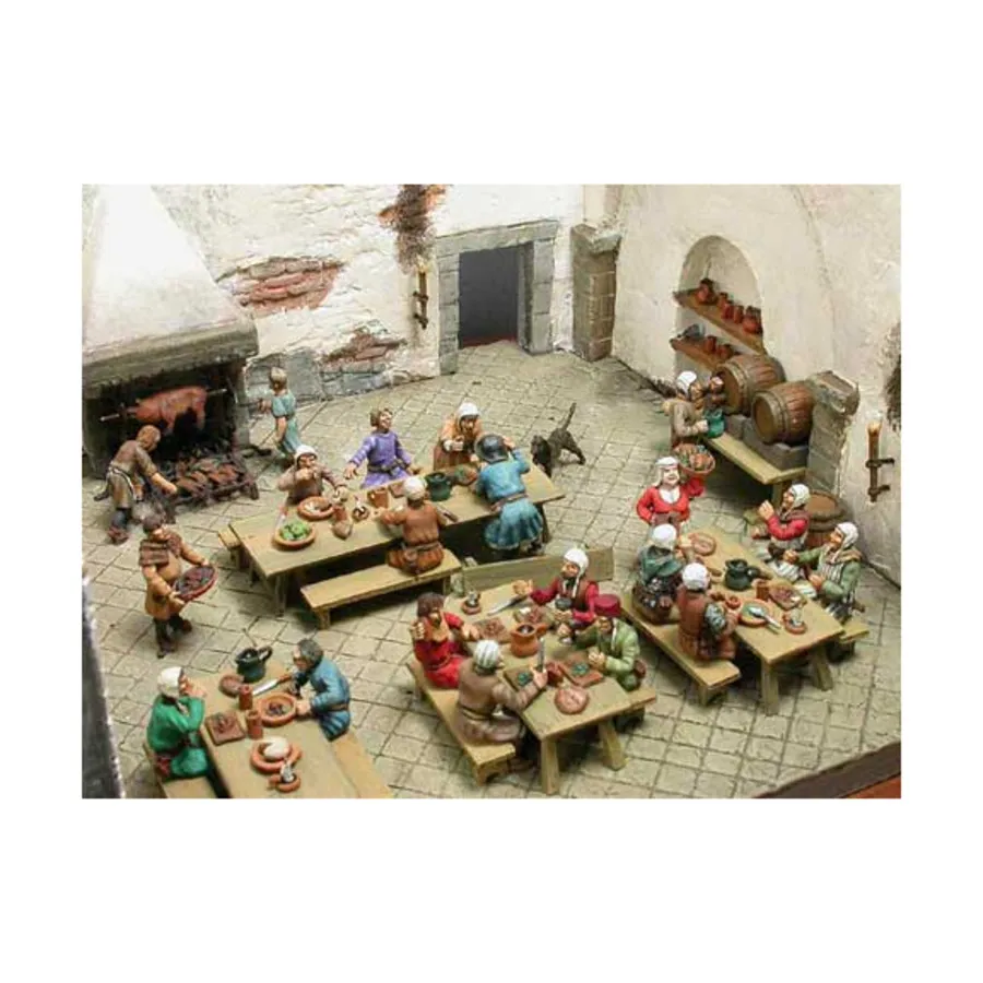 

Средневековая таверна, Historical Miniatures - Diorama Kits (28mm) (Mirliton SG)
