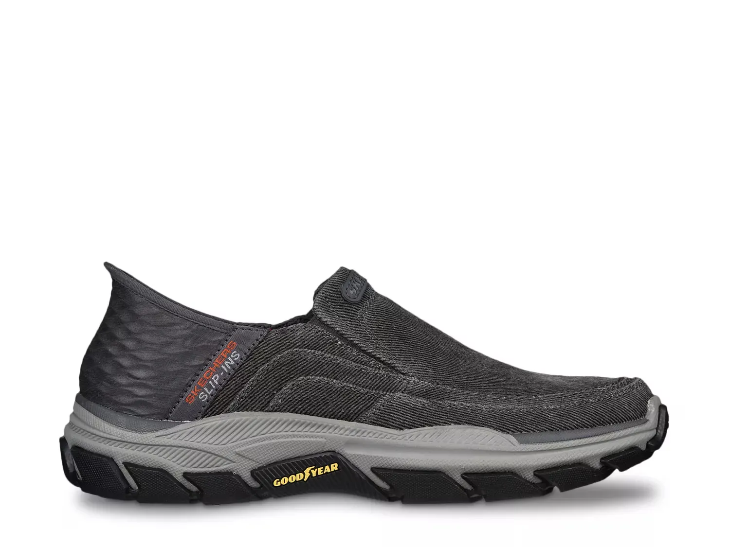 Hands Free Slip-ins Relaxed Fit Respected Holmgren Слипоны Sneaker Skechers, Grey — фото 3