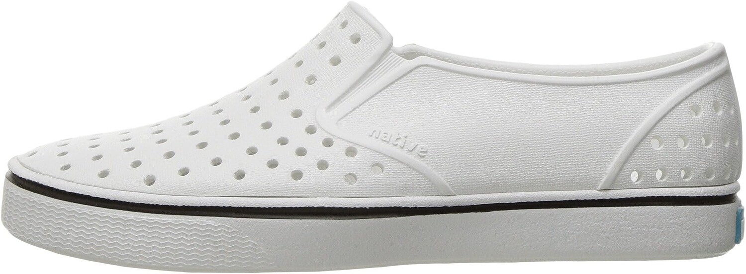Кроссовки Miles Slip-On Sneakers Native Shoes Kids, цвет Shell White/Shell White — фото 4