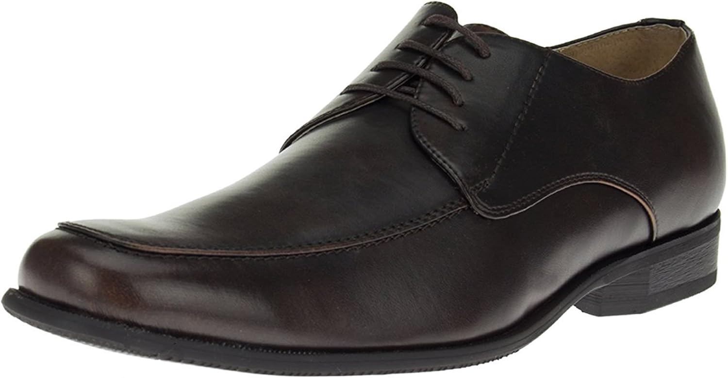 

Мужские оксфорды DTI Florence из искусственной кожи, классические туфли на шнуровке TR693-3, темно-коричневые Dti Darya Trading