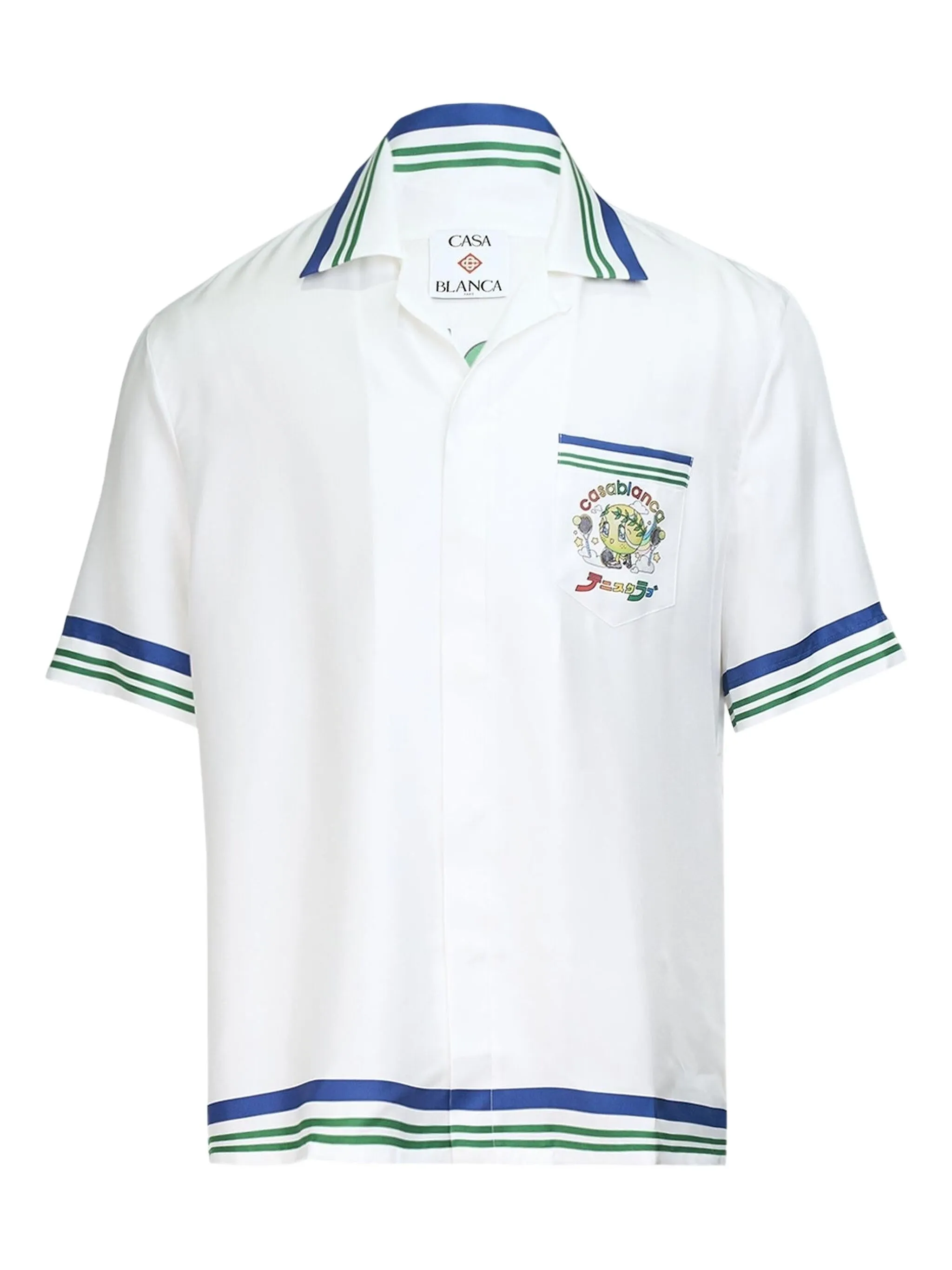 

Рубашка с короткими рукавами Casablanca, белый