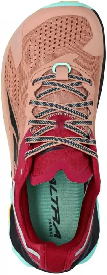 Мужские кроссовки Altra Olympus 5 Hike Low GTX, коричневый/красный — фото 2