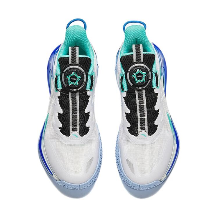 Баскетбольные кроссовки Crazy Thorn Kids GS Low-top ANTA Белый / Флуоресцентный аквазеленый / Черный Anta Kids — фото 3