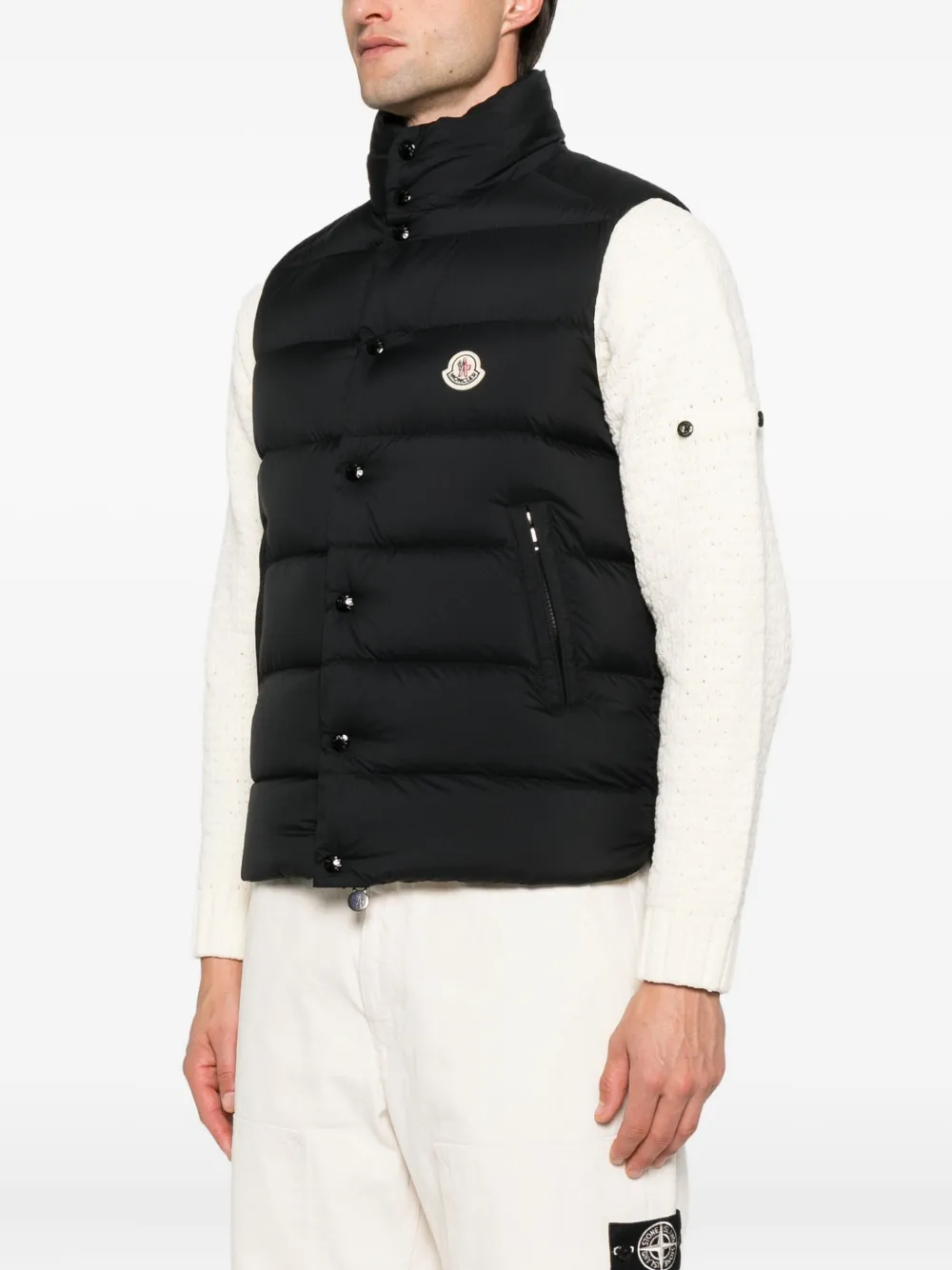 Жилет Tibb MONCLER, черный — фото 3