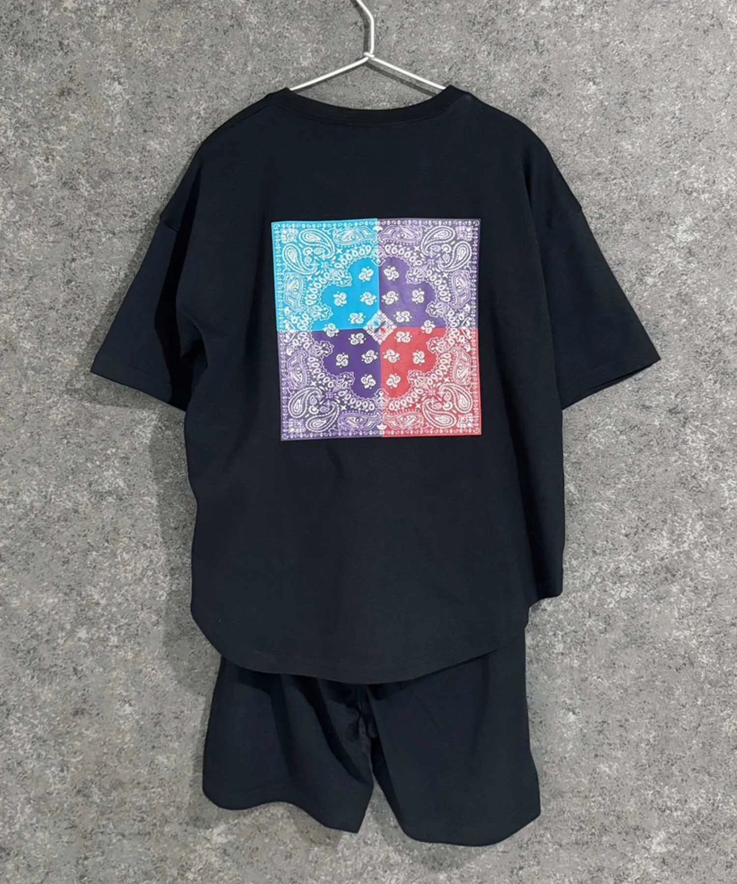 Детский хлопковый летний комплект THE CASUAL чёрный