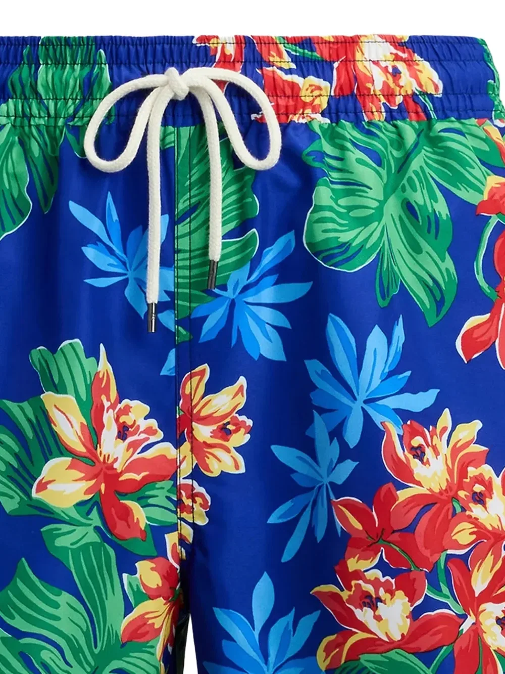 Плавки-шорты с цветочным принтом и завязками Polo Ralph Lauren, синий — фото 2