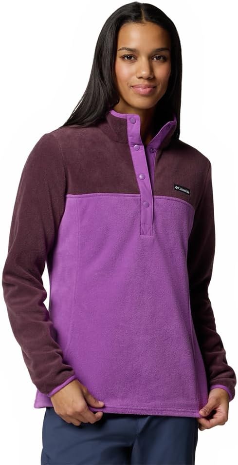

Женская толстовка Columbia Benton Springs 1/2 на кнопках, Razzle/Moonvista