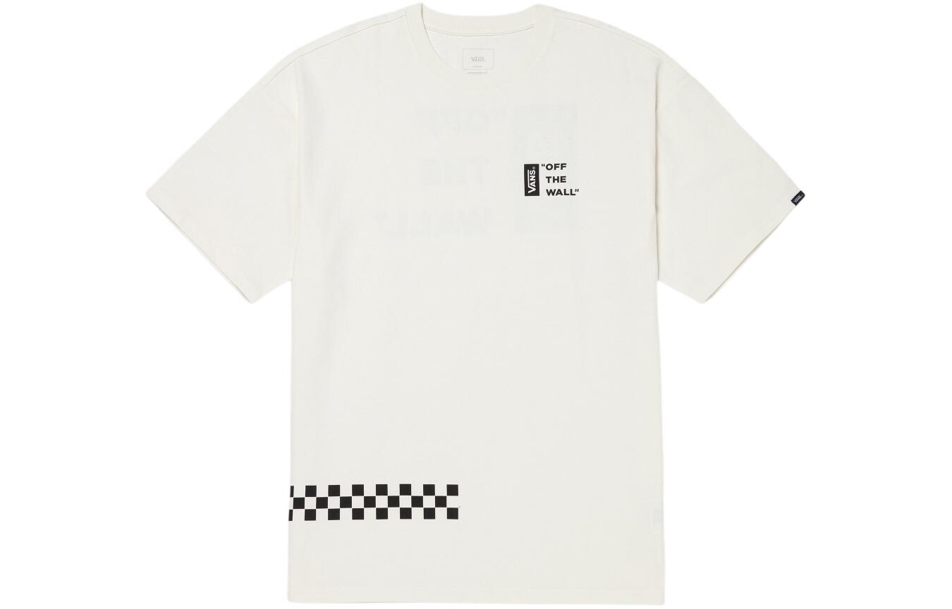 

Футболка мужская Off White Vans, кремовый