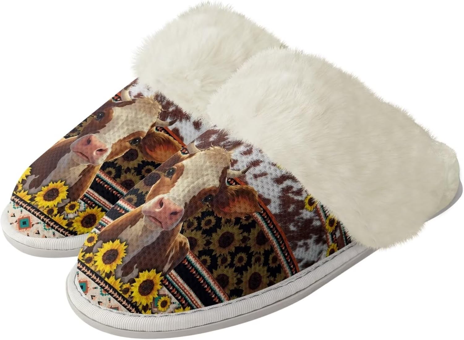

Тапочки Forchrinse South Horse с принтом подсолнуха для женщин и мужчин, в стиле коренных американцев, с мягкой подкладкой из памяти формы, теплые, с противоскользящей резиновой подошвой, South Horse Sunflower