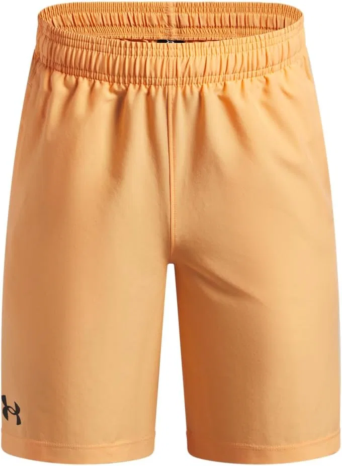 Детские шорты Under Armour Performance Woven Shorts, (870) Orange Bloc//Black