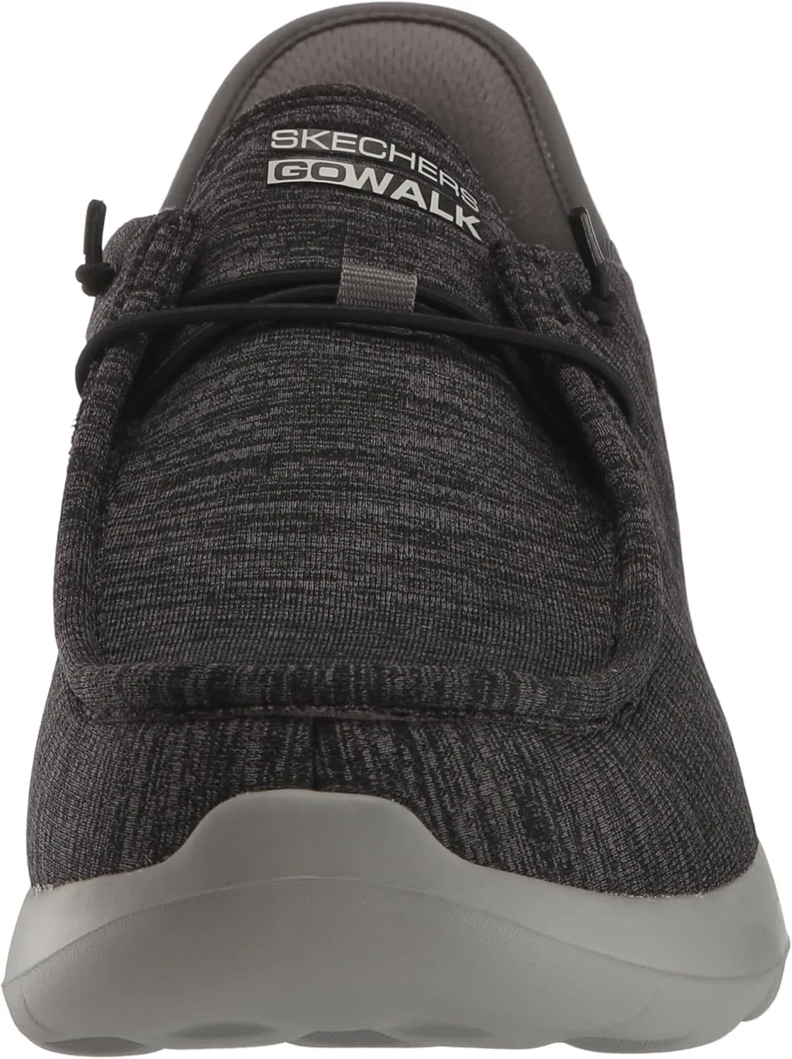 Мужские слипоны Skechers Go Walk Max Hands Free Slip-Ins The American Dream Sneaker, Dark Grey Black — фото 2