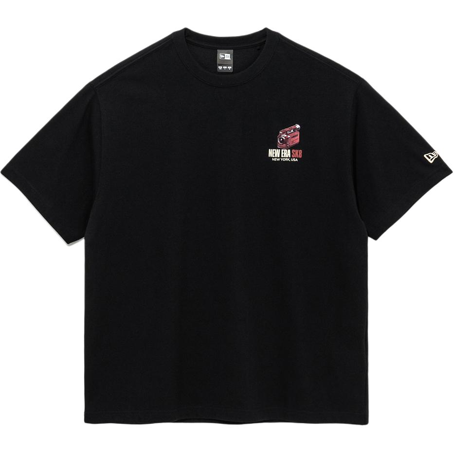 

New Era Футболка унисекс черная, Черный, New Era Футболка унисекс черная