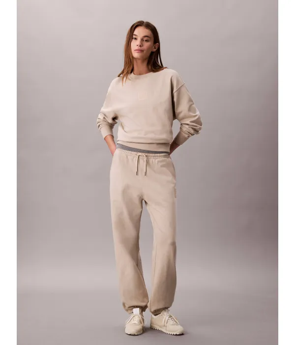 Толстовка из махровой ткани премиум-класса Regular fit Calvin Klein, бежевый — фото 2