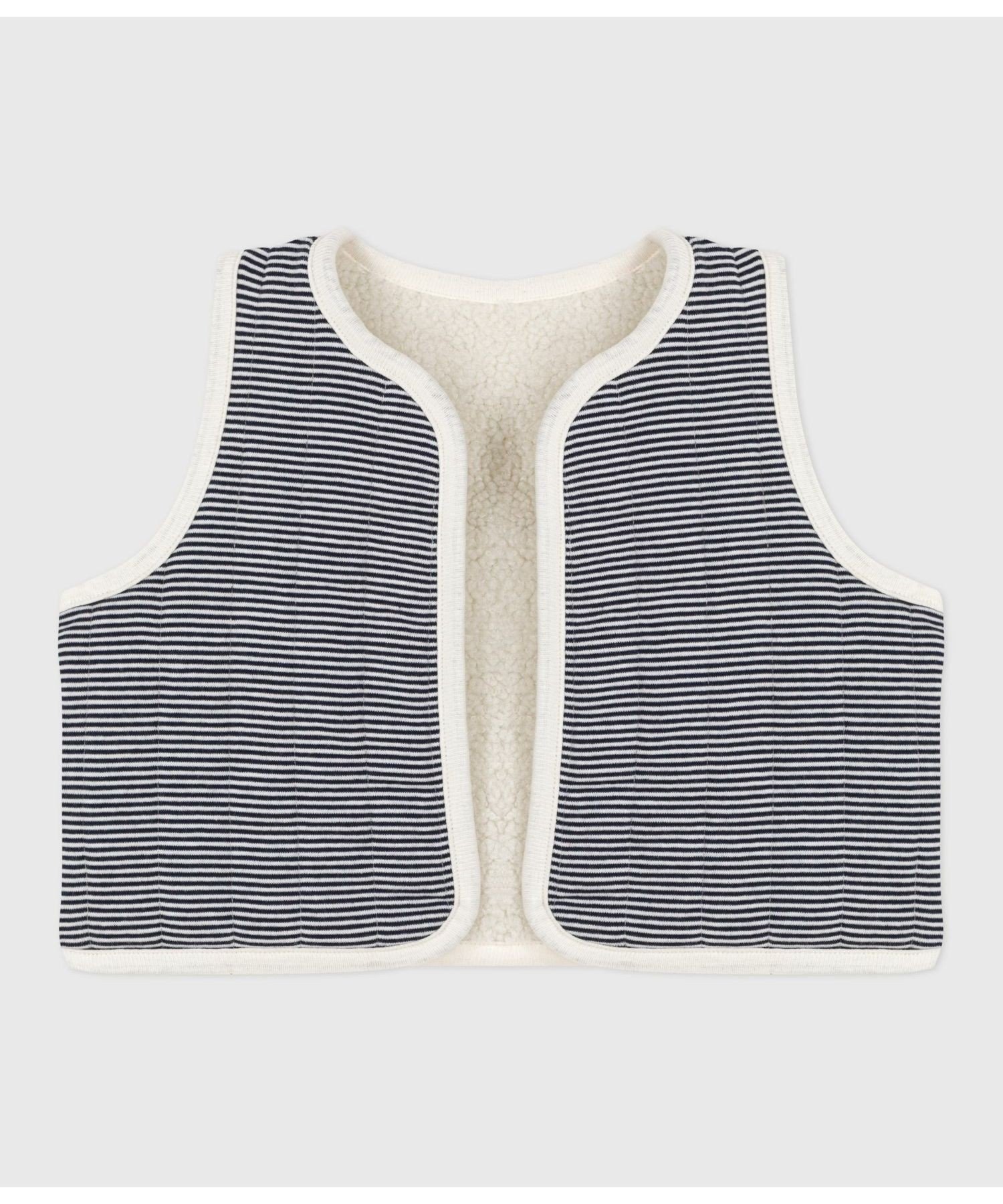 Жилет Лучший Petit Bateau, Off-white/Multicolor — фото 3