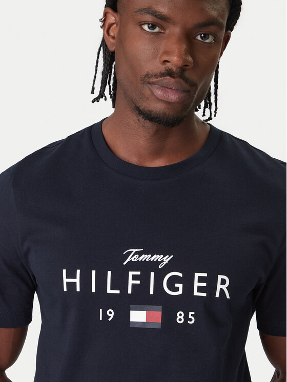 Футболка regular fit Brand Love MW0MW41455 Tommy Hilfiger, синий — фото 4