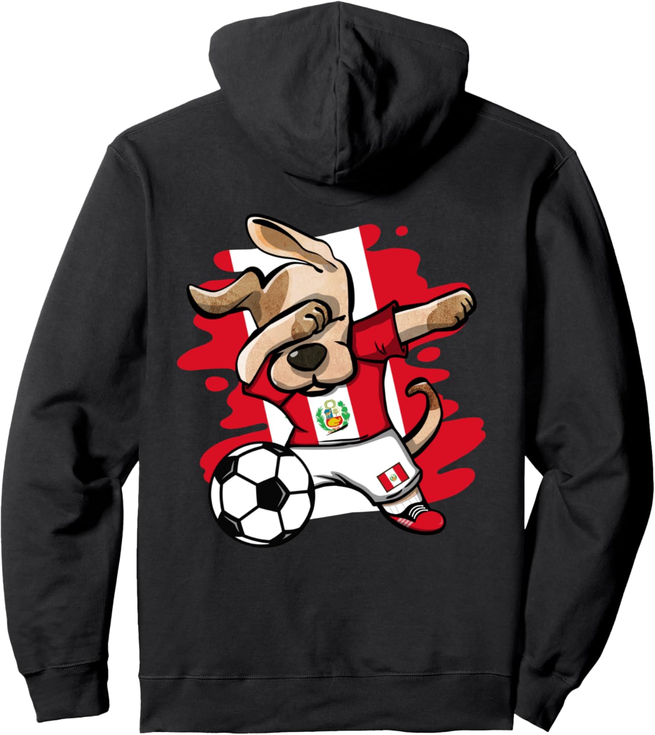 

Милая танцующая собака, перуанская футбольная команда - флаг Перу, футбол для любителей Перу, спортивная толстовка, черная (black 19-3911tcx), размер S Teeisle Peru Football, Черный, Милая танцующая собака, перуанская футбольная команда - флаг Перу, футбо