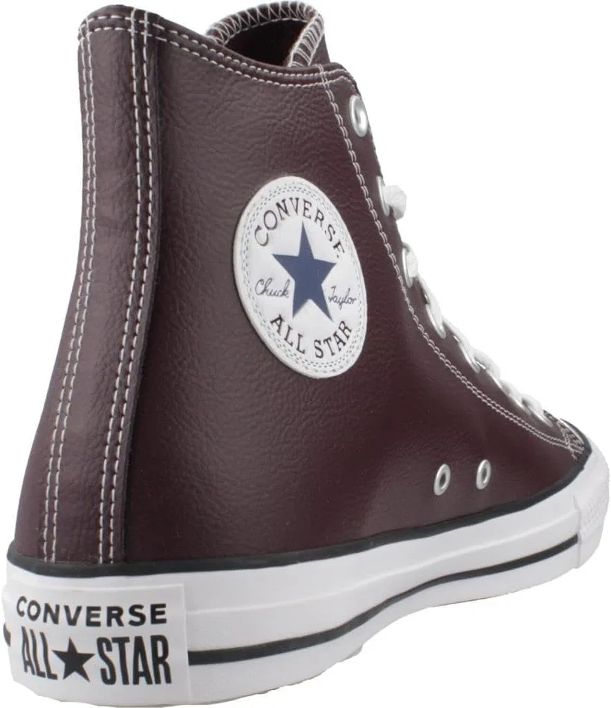 Кроссовки Converse Chuck Taylor All Star Maroon High Top Trainers — фото 3