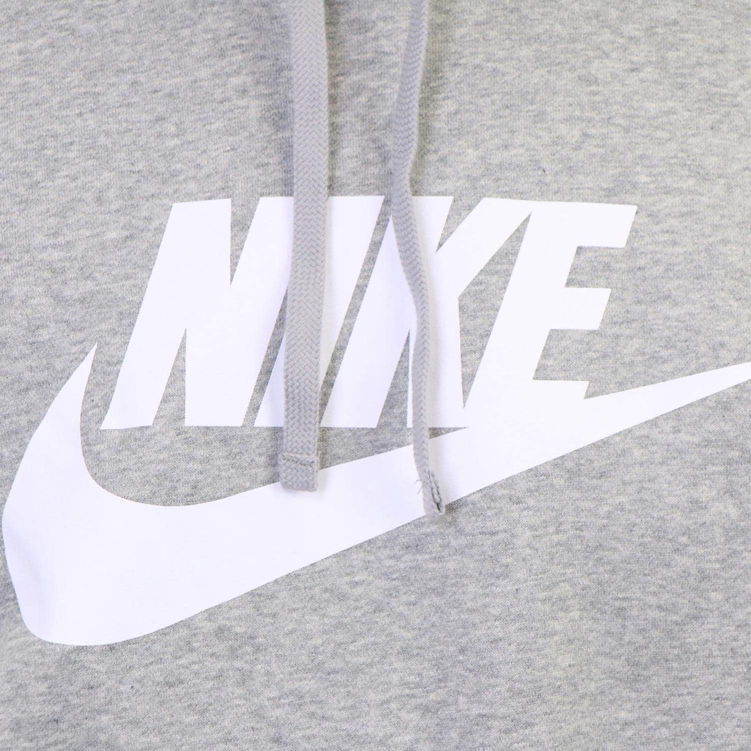 Толстовка с капюшоном Nike Men's Sportswear Club, Dark Grey Heather/White — фото 4