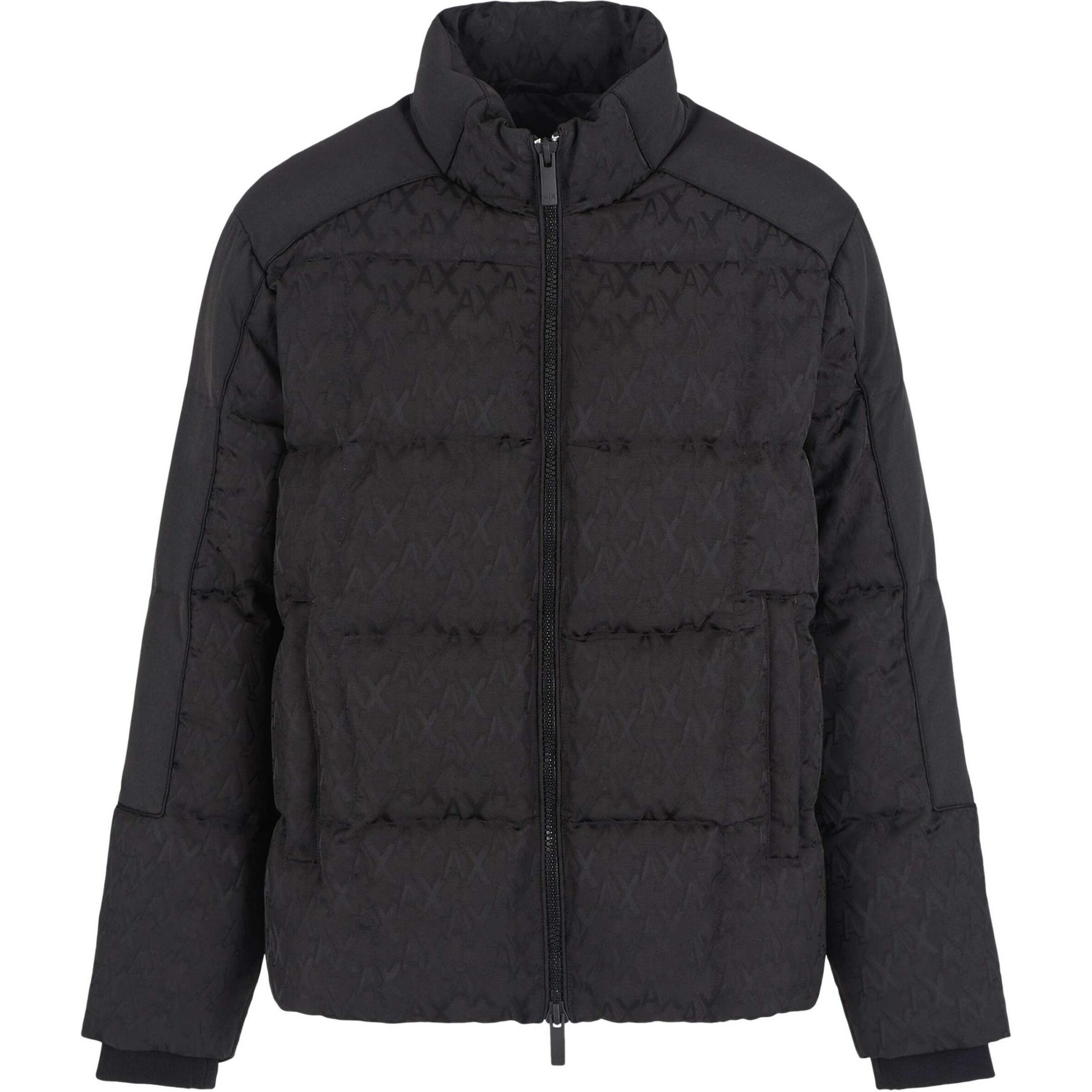 

Куртка с логотипом и жаккардом ARMANI EXCHANGE, черный