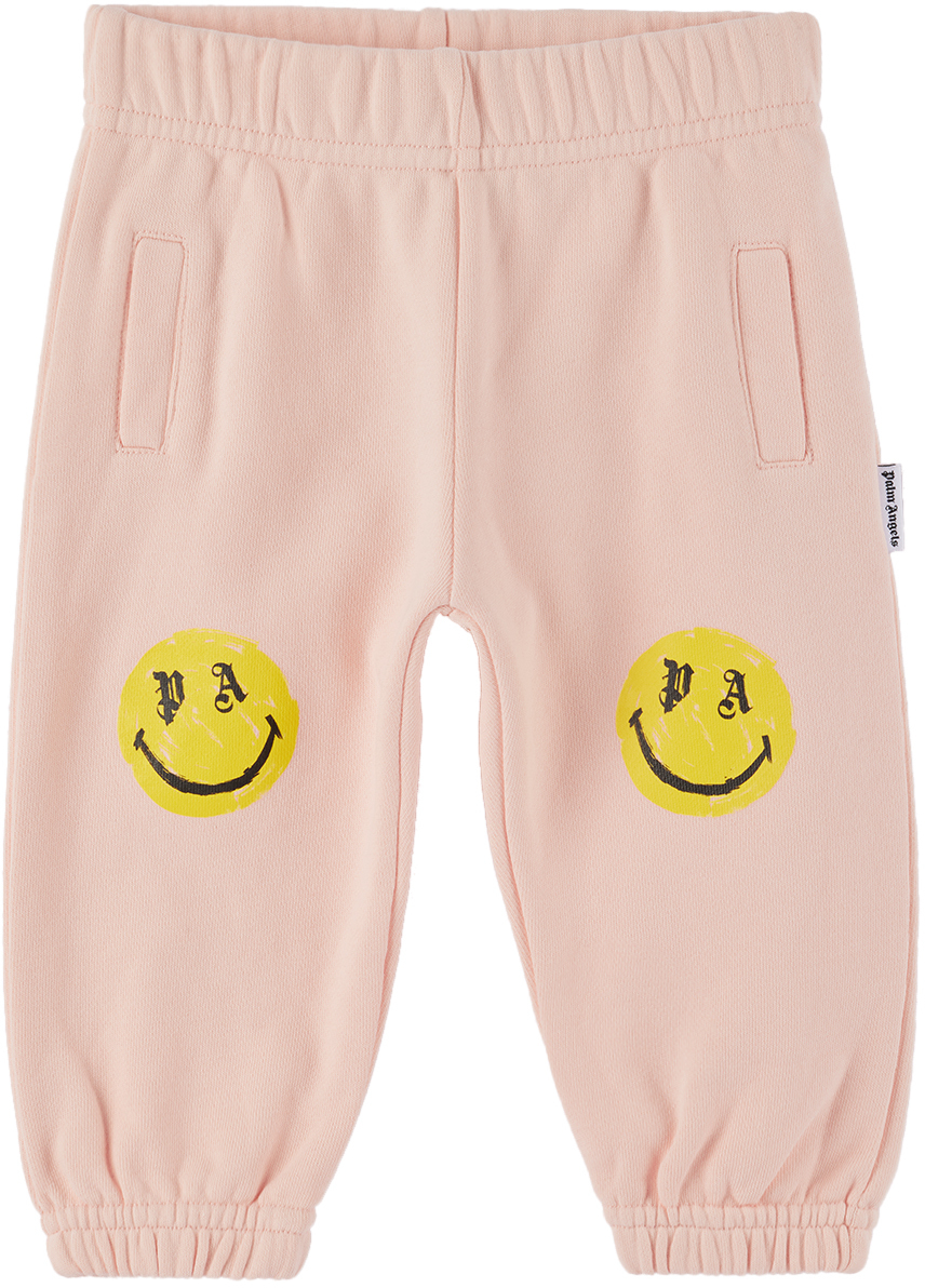 

Спортивные штаны Baby Pink Smiley Нежно-розовый/Лимонно-желтый Palm Angels