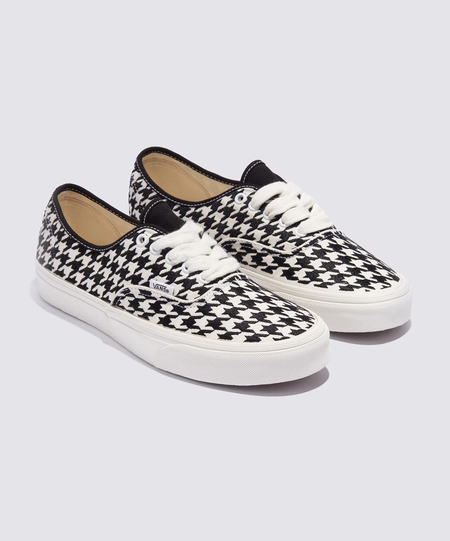 Унисекс кеды VANS Authentic HOUNDSTOOTH WHITE/BL — фото 2