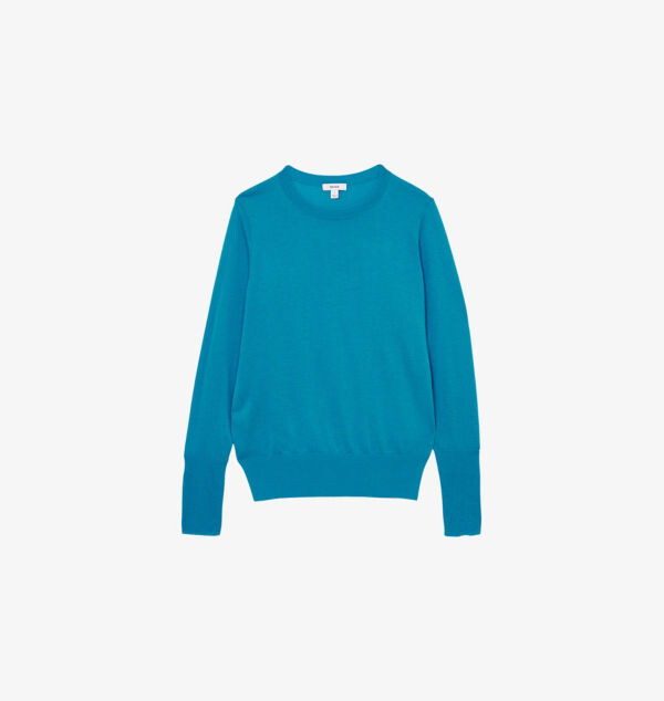 

Джемпер тонкой вязки Wendy с круглым вырезом Reiss, синий