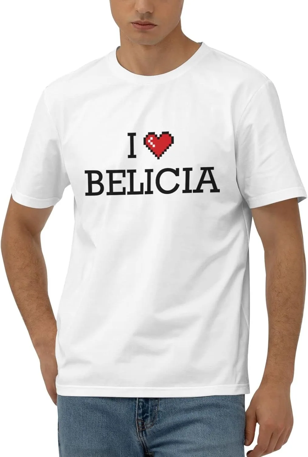 

Футболка Funny T Shirt для мужчин I Love Belicia gaeruite