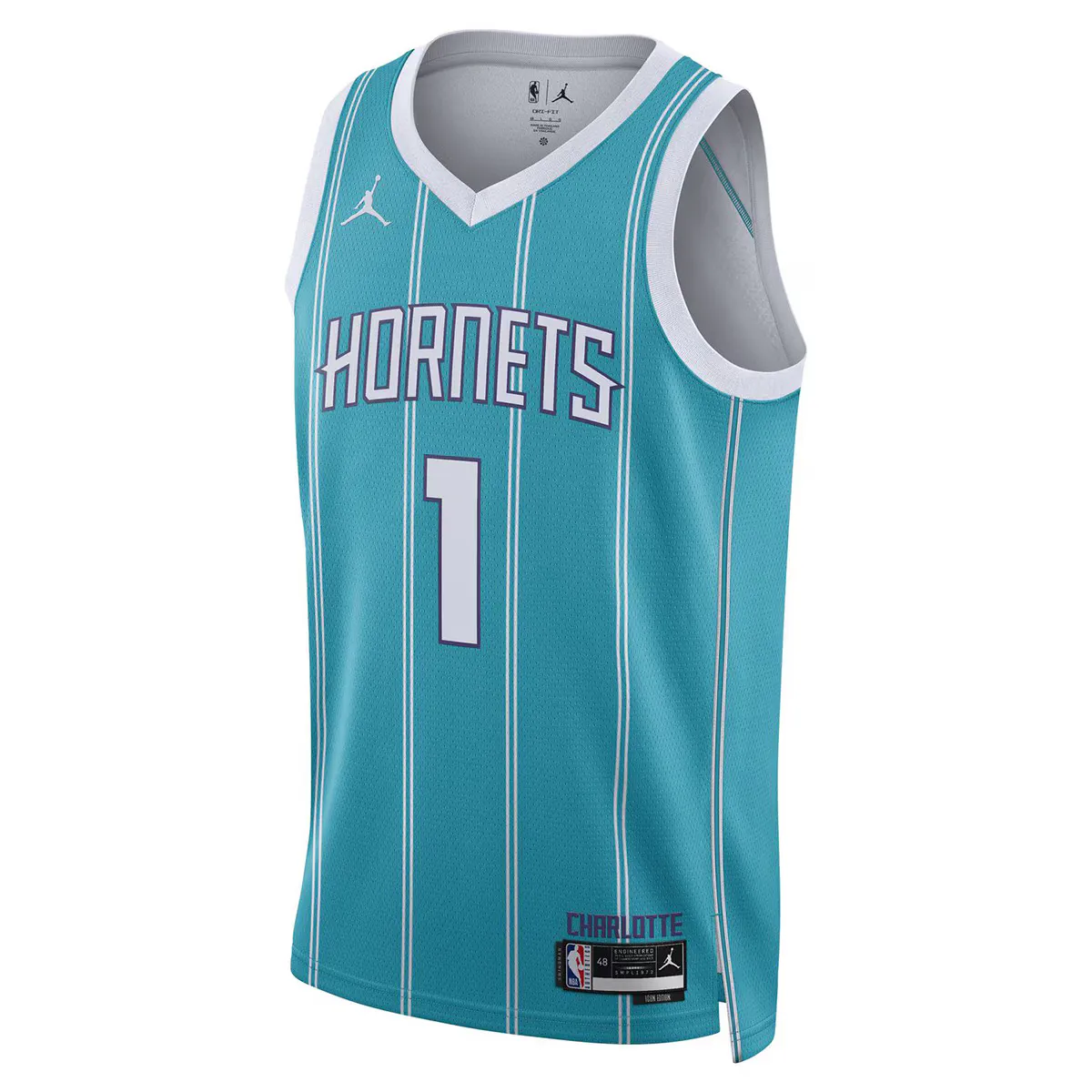 

Мужская футболка Nike Lamelo Ball Charlotte Hornets Icon Edition 2022/23, синий
