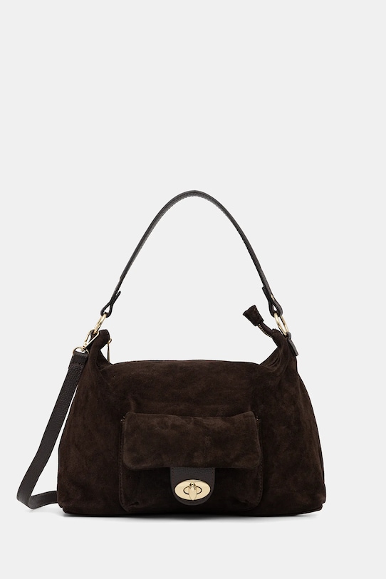 

Замшевая сумка Answear.LAB, коричневый