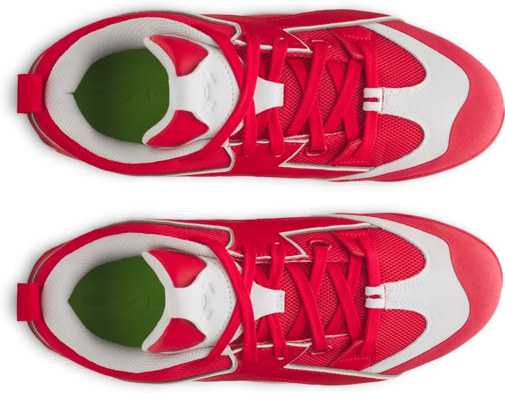 Бейсбольные бутсы Yard Icon TPU Under Armour, (600) Red/Red/Red — фото 4