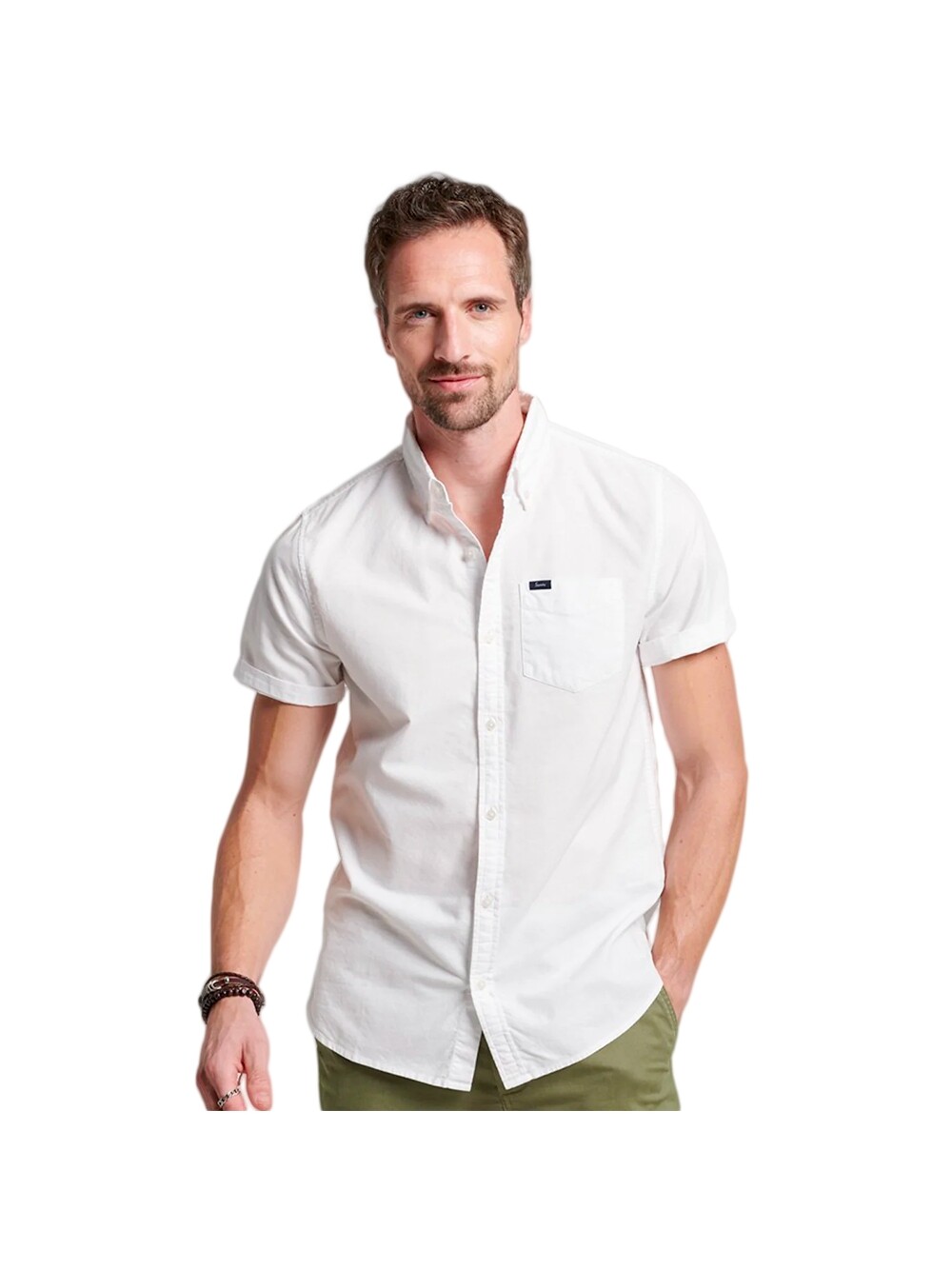 

Оксфордская рубашка Superdry, белый