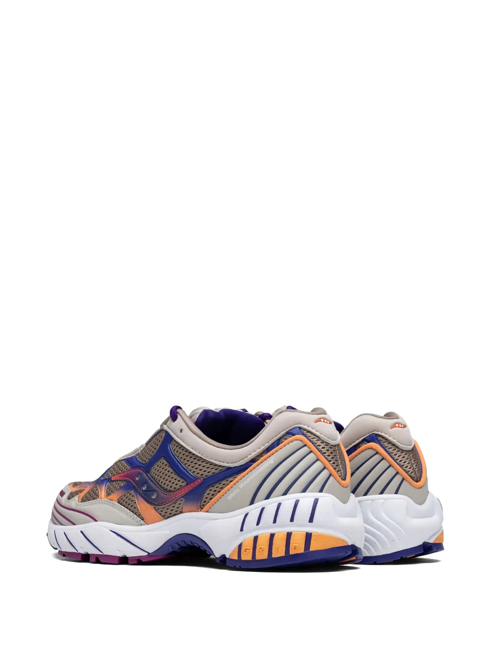Кроссовки X White Mountaineering Grid Web Saucony, коричневый — фото 4