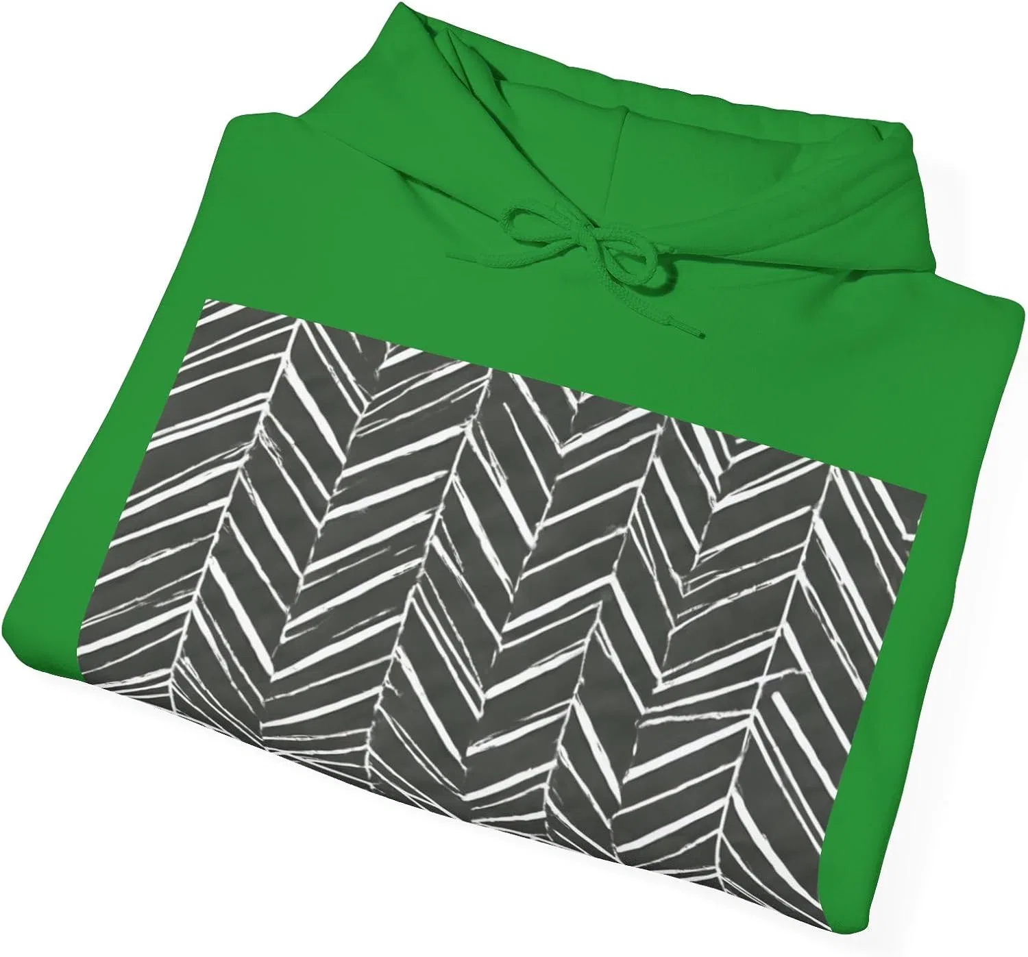 boostlete-recovery-progress-pattern-chevron-monoline-0335 — Толстовка с капюшоном унисекс из плотной смесовой ткани (Gildan) — фото 4