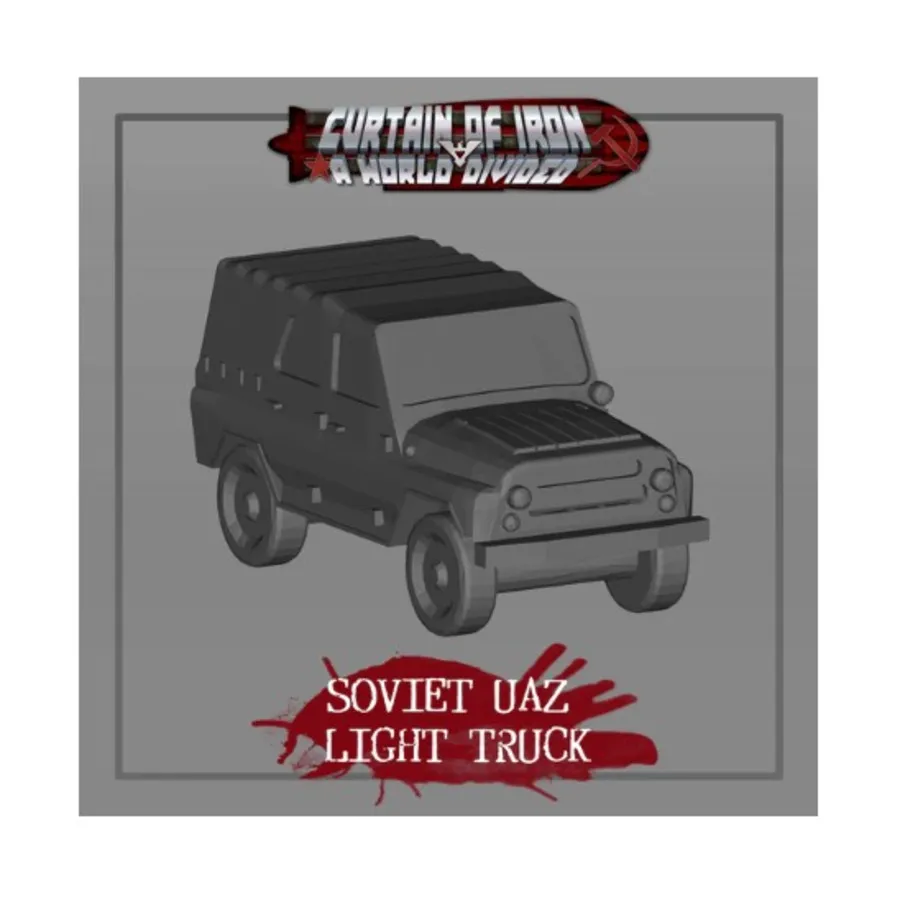 

Советский легкий грузовик УАЗ, Curtain or Iron - A World Divided (28mm)