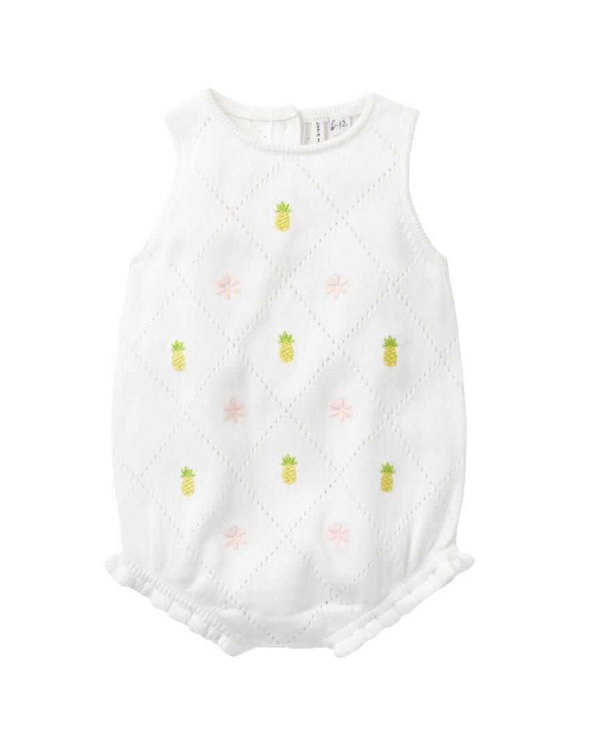 

Комбинезон Janie and Jack Pineapple Pointelle, белый
