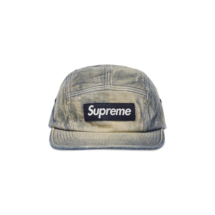 

Бейсболка Supreme Washed Chino Twill Camp Cap, цвет Dirty Indigo