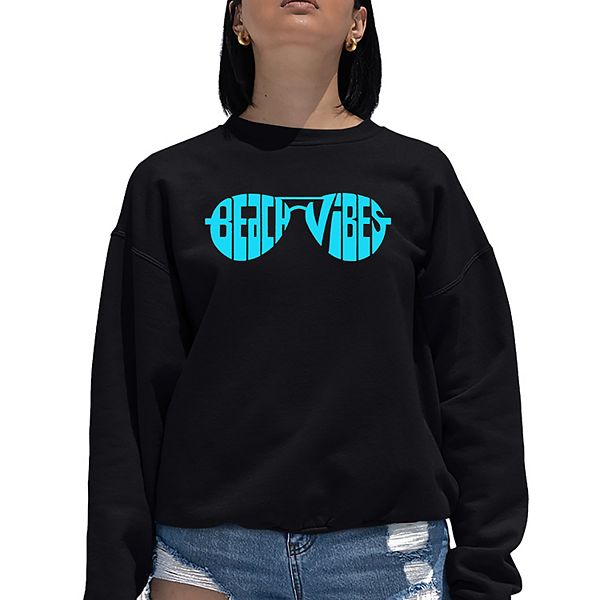

Футболка с принтом Beach vibes для женщин La Pop Art, Black, Черный, Футболка с принтом Beach vibes для женщин La Pop Art, Black